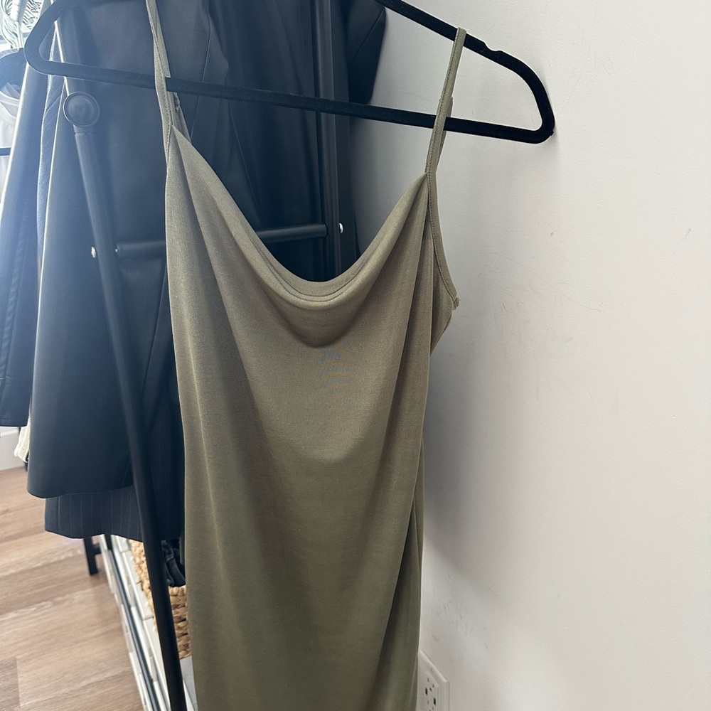 Forever 21 Sage Green Slip Dress